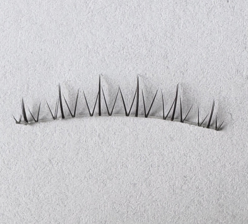 Monday Morning lash — sparse, barely-there natural strip lash